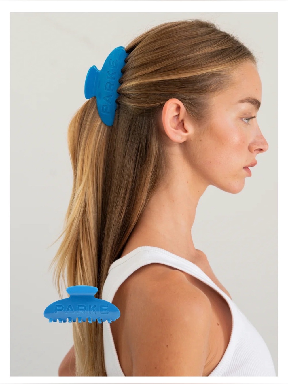 🩶Parke Claw Clip Dark Blue - NEW IN PACKAGING🩶
